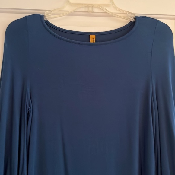 Rachael Pally Gathered Bell Sleeve Mini Dress - Picture 4 of 6